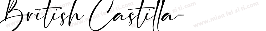 British Castilla字体转换